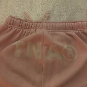 Aritzia TNA pink sweatpants